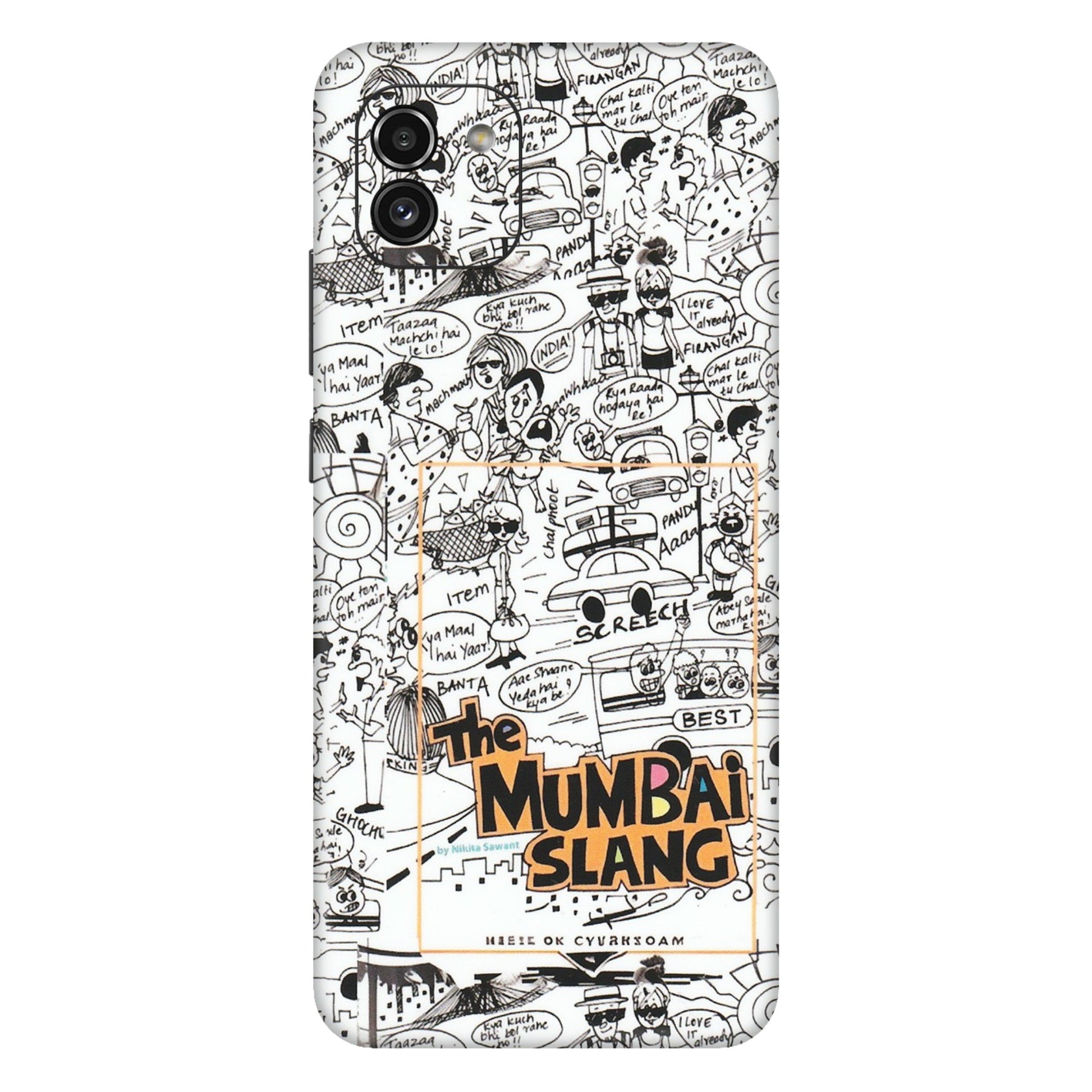 Samsung A/S Series Phone Skins (All Models) - The Mumbai Slang - Matte Finish (M-142) Samsung Galaxy A03