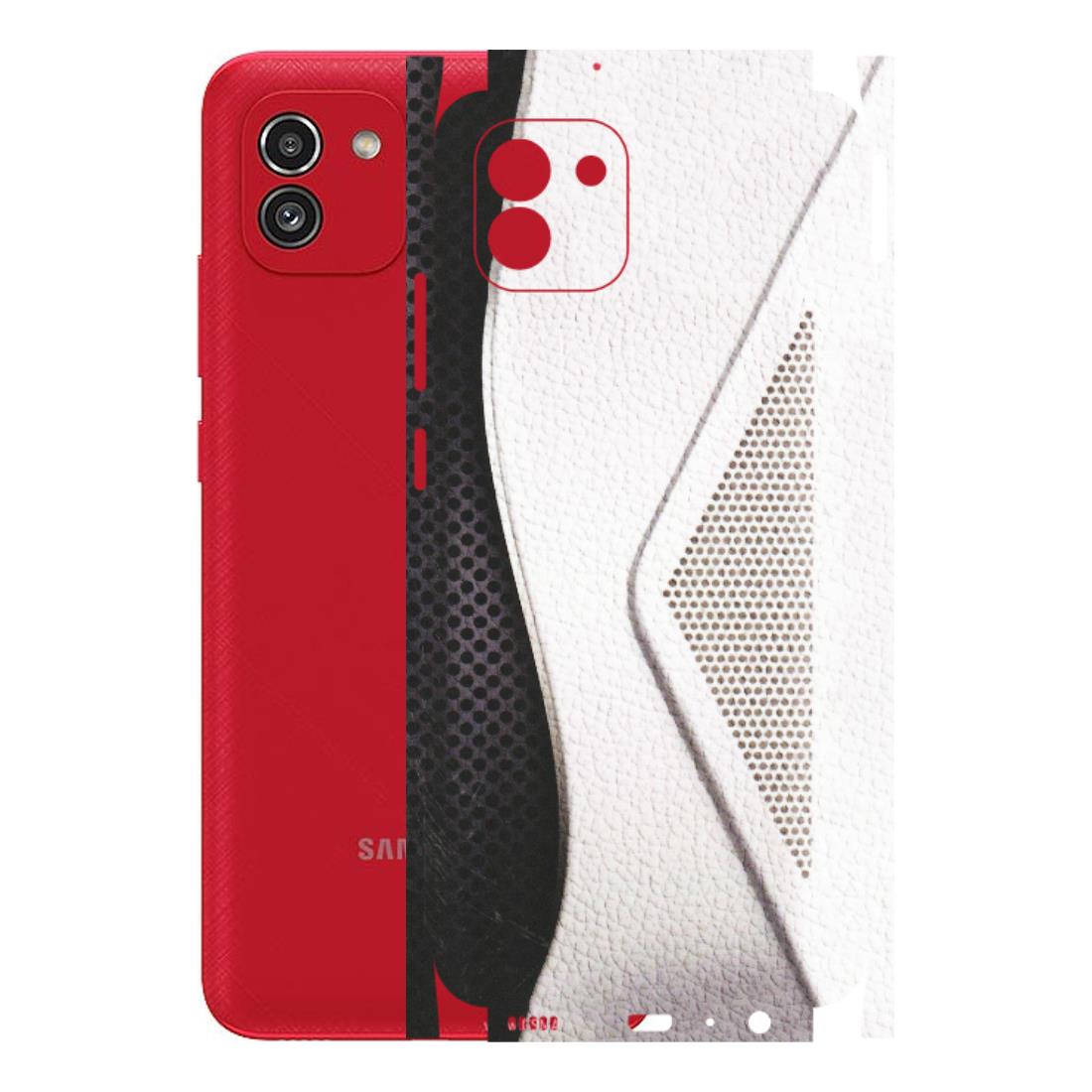 Samsung A/S Series Phone Skins (All Models) - Black And White Iconic Convoy - Matte Finish (M-149) Samsung Galaxy A03