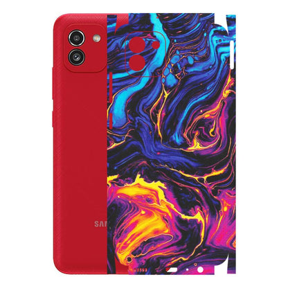 Samsung A/S Series Phone Skins (All Models) - Abstract Paint Classy - Matte Finish (M-15) Samsung Galaxy A03