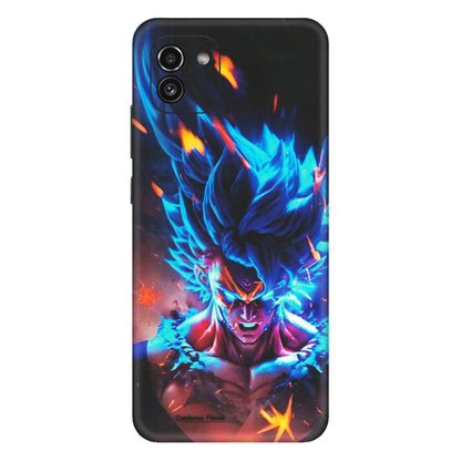 Samsung A/S Series Phone Skins (All Models) - Angry Goku Dragon Ball Anime - Matte Finish (M-150) Samsung Galaxy A03