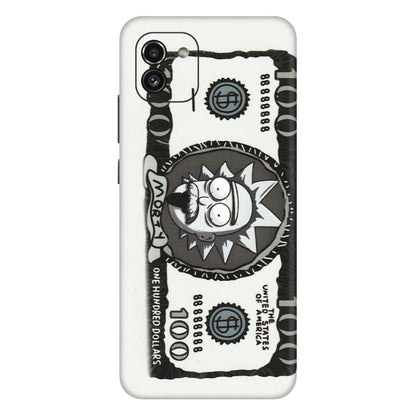 Samsung A/S Series Phone Skins (All Models) - Rick And Morty Hundred Dollar Anime - Matte Finish (M-161) Samsung Galaxy A03