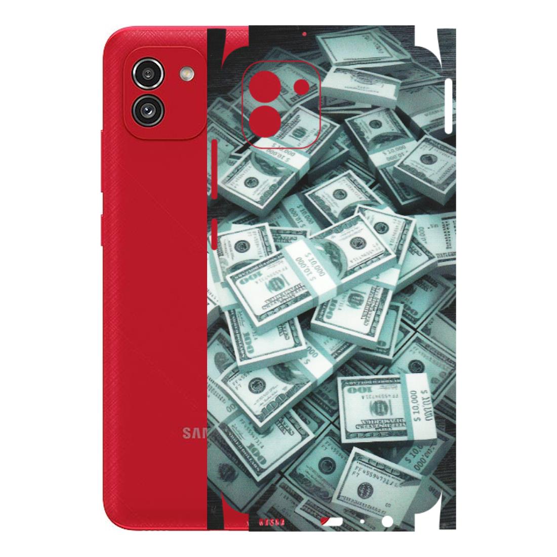 Samsung A/S Series Phone Skins (All Models) - Hundred Dollar Bill - Matte Finish (M-162) Samsung Galaxy A03