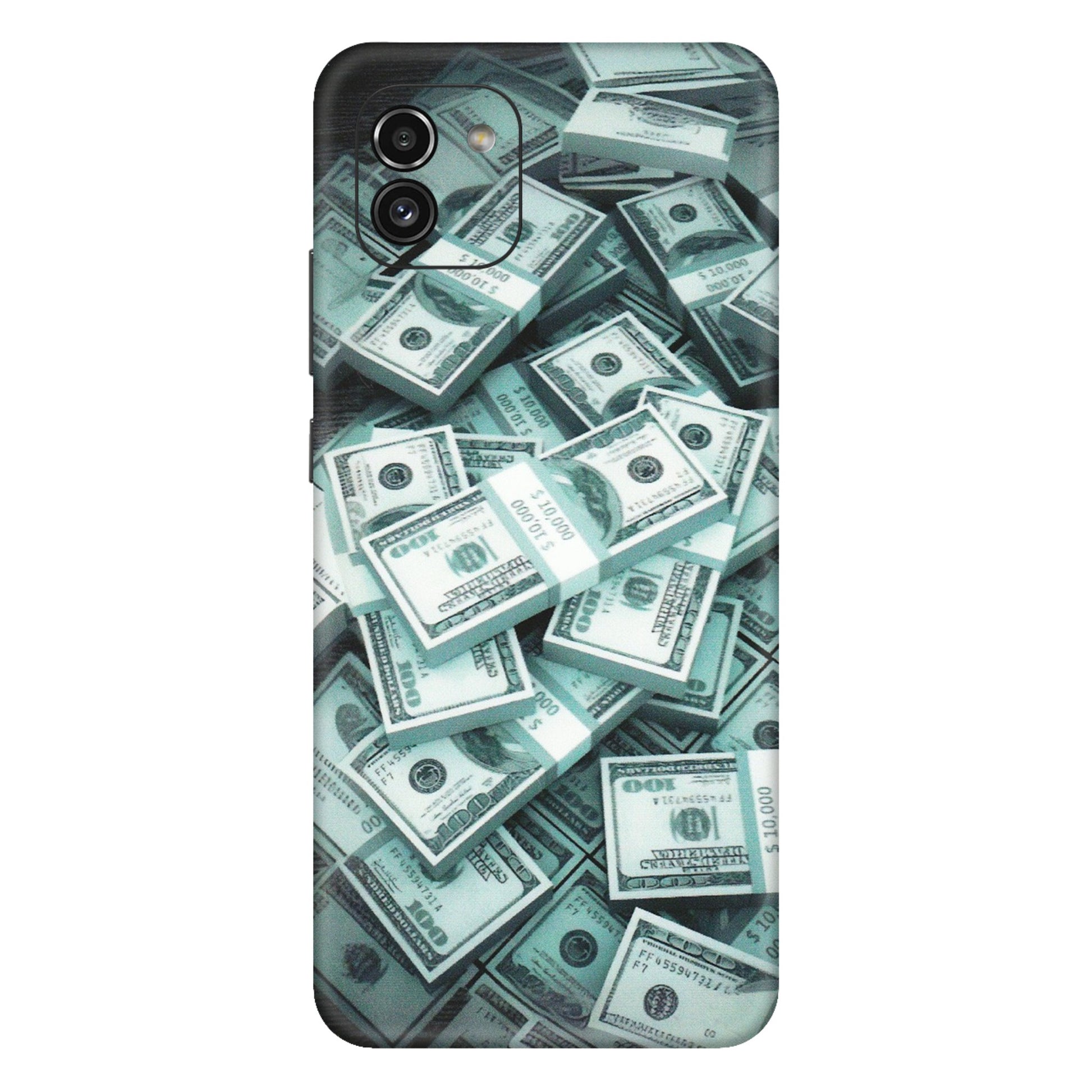Samsung A/S Series Phone Skins (All Models) - Hundred Dollar Bill - Matte Finish (M-162) Samsung Galaxy A03
