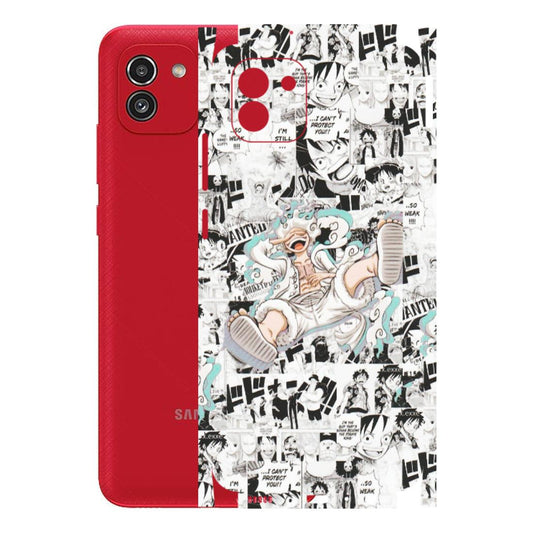 Samsung A/S Series Phone Skins (All Models) - One Piece Comic - Matte Finish (M-168) Samsung Galaxy A03