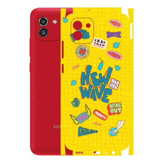 Samsung A/S Series Phone Skins (All Models) - New Wave Life - Matte Finish (M-17) Samsung Galaxy A03