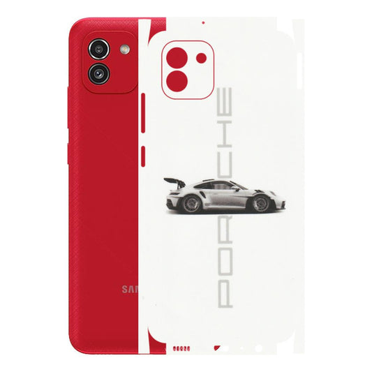 Samsung A/S Series Phone Skins (All Models) - Porche Car Lover - Matte Finish (M-31) Samsung Galaxy A03