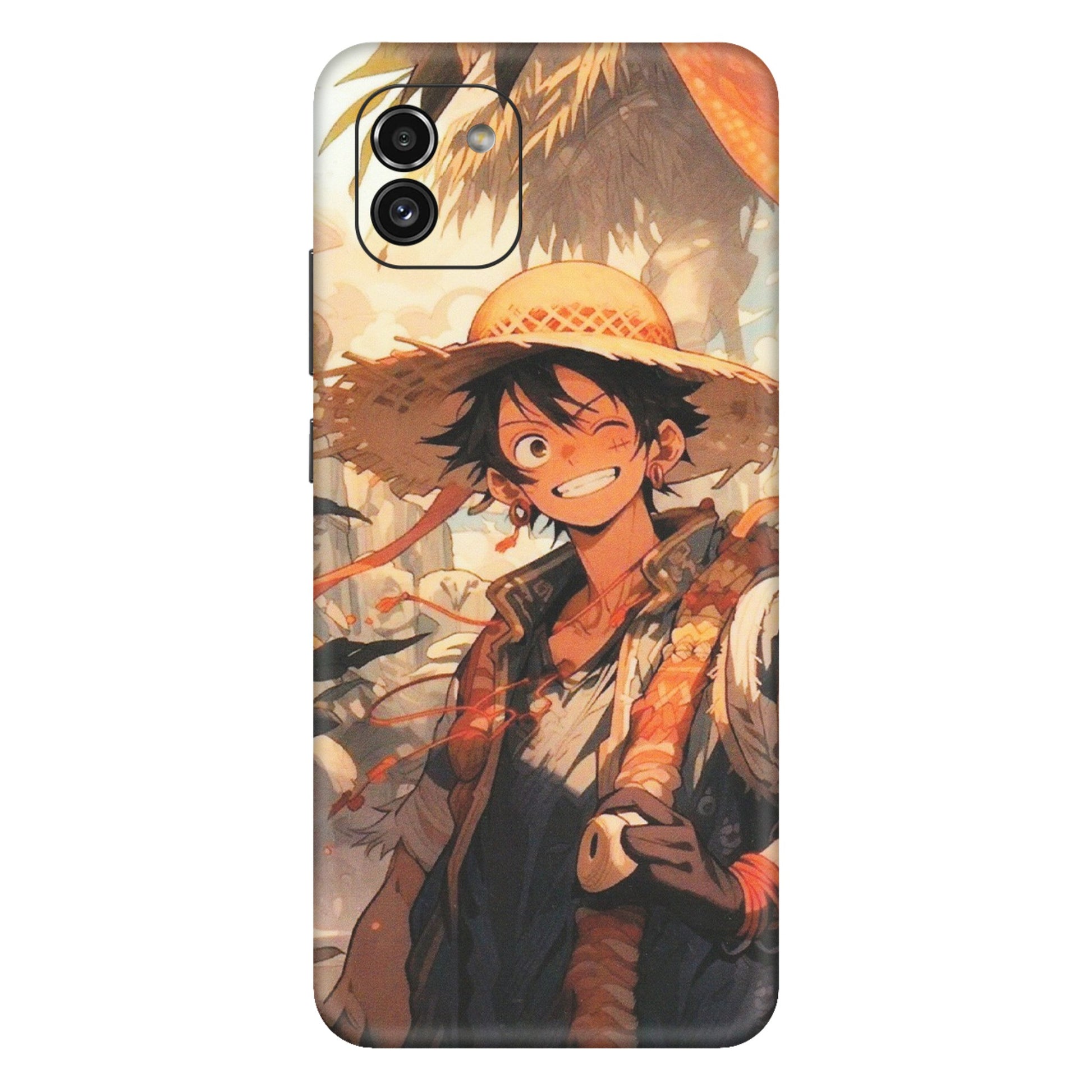 Samsung A/S Series Phone Skins (All Models) - Anime Character Smile - Matte Finish (M-33) Samsung Galaxy A03