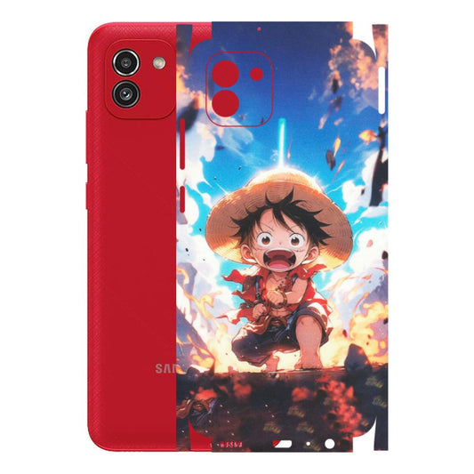 Samsung A/S Series Phone Skins (All Models) - Toon One Piece Cute Character - Matte Finish (M-35) Samsung Galaxy A03