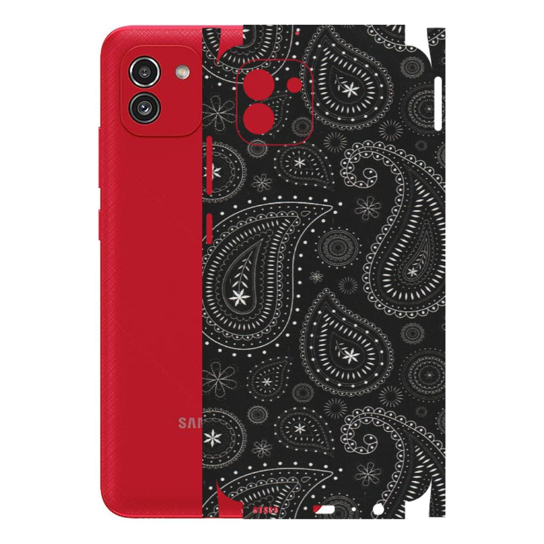 Samsung A/S Series Phone Skins (All Models) - Black Sober Kerry - Matte Finish (M-37) Samsung Galaxy A03