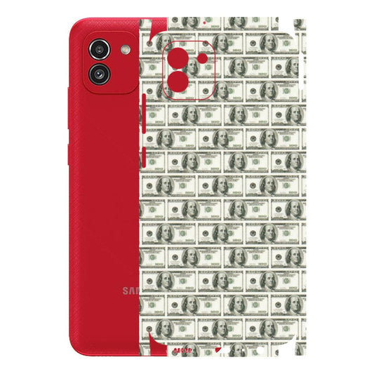 Samsung A/S Series Phone Skins (All Models) - I Love Dollars - Matte Finish (M-40) Samsung Galaxy A03