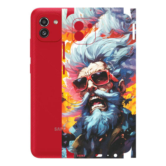Samsung A/S Series Phone Skins (All Models) - Daddy Cool Character - Matte Finish (M-43) Samsung Galaxy A03