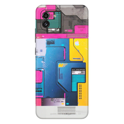 Samsung A/S Series Phone Skins (All Models) - Colourfull Motherboard Internals - Matte Finish (M-55) Samsung Galaxy A03