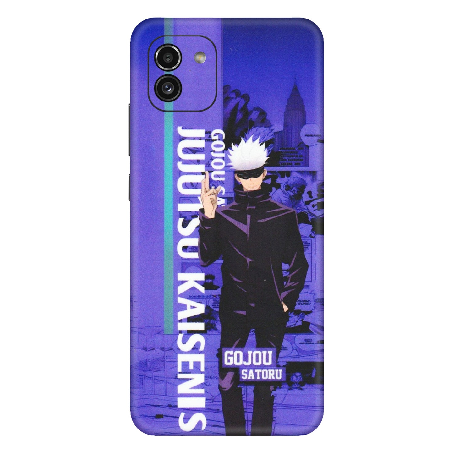 Samsung A/S Series Phone Skins (All Models) - Jujutsu Kaisen Gojo - Matte Finish (M-05) Samsung Galaxy A03
