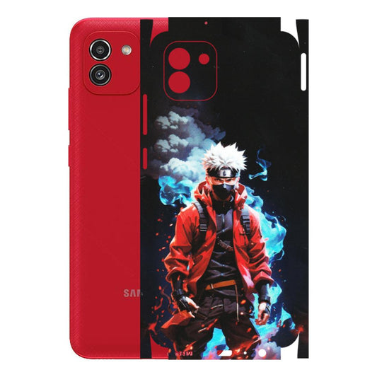 Samsung A/S Series Phone Skins (All Models) - Kakashi Hatake Naruto - Matte Finish (M-60) Samsung Galaxy A03