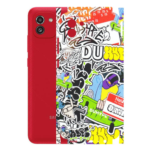 Samsung A/S Series Phone Skins (All Models) - Dope Graffiti - Matte Finish (M-61) Samsung Galaxy A03