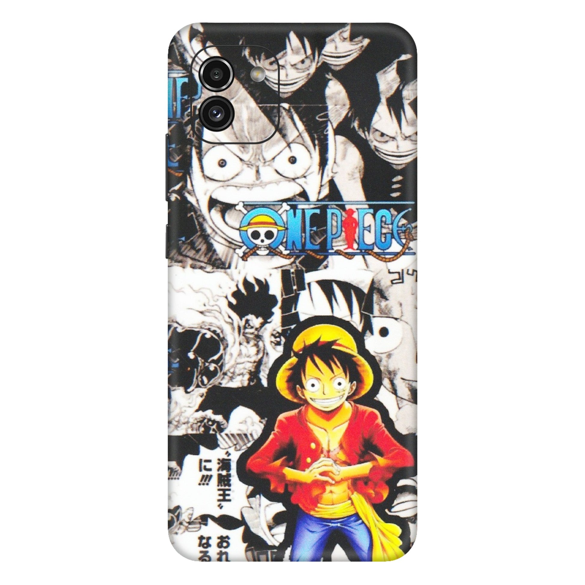 Samsung A/S Series Phone Skins (All Models) - One Piece B&W - Matte Finish (M-63) Samsung Galaxy A03