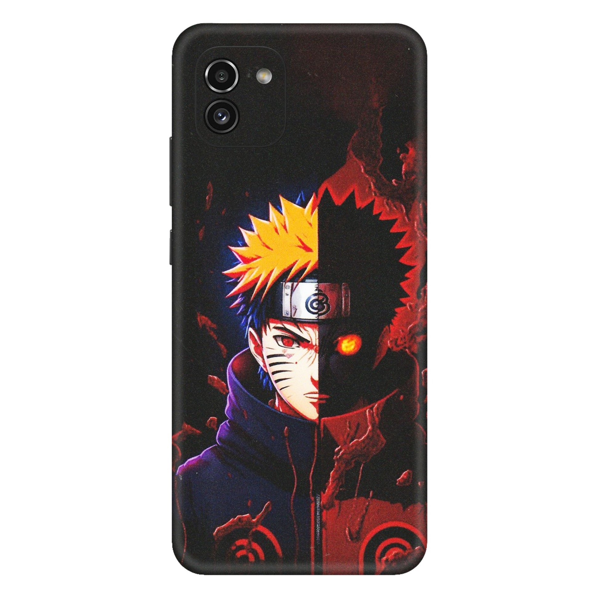 Samsung A/S Series Phone Skins (All Models) - Naruto X Evil - Matte Finish (M-70) Samsung Galaxy A03