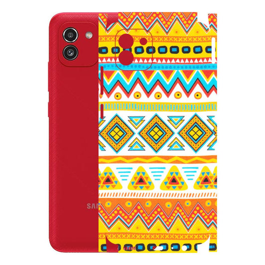 Samsung A/S Series Phone Skins (All Models) - Mexican Abstract - Matte Finish (M-71) Samsung Galaxy A03