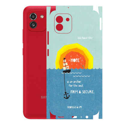 Samsung A/S Series Phone Skins (All Models) - A Beautiful Sunset of Hope - Matte Finish (M-75) Samsung Galaxy A03