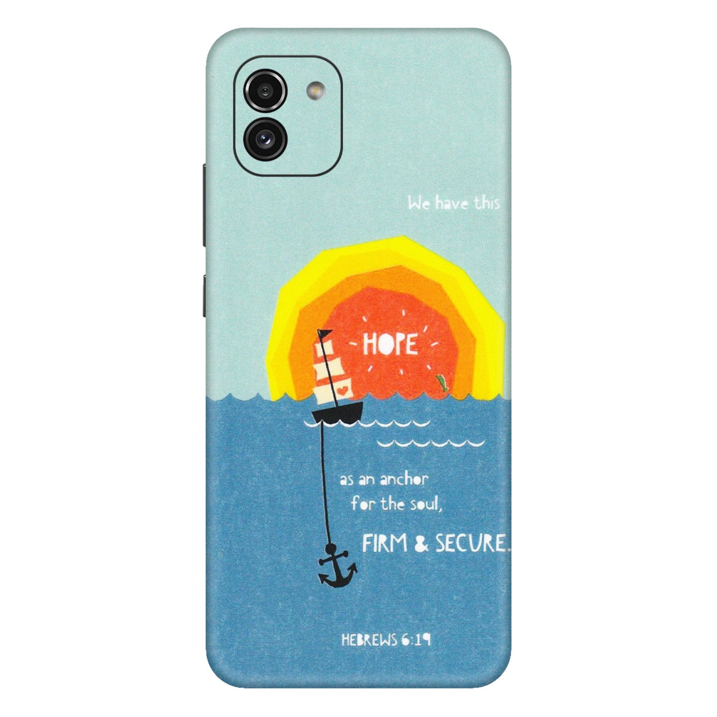 Samsung A/S Series Phone Skins (All Models) - A Beautiful Sunset of Hope - Matte Finish (M-75) Samsung Galaxy A03