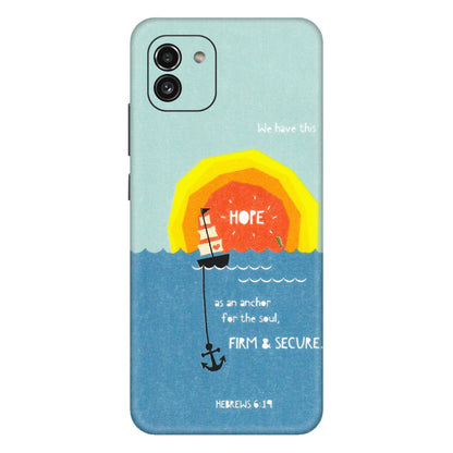 Samsung A/S Series Phone Skins (All Models) - A Beautiful Sunset of Hope - Matte Finish (M-75) Samsung Galaxy A03