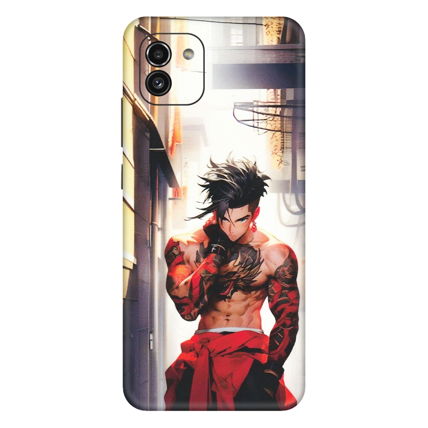 Samsung A/S Series Phone Skins (All Models) - In the streets of Japan - Matte Finish (M-77) Samsung Galaxy A03