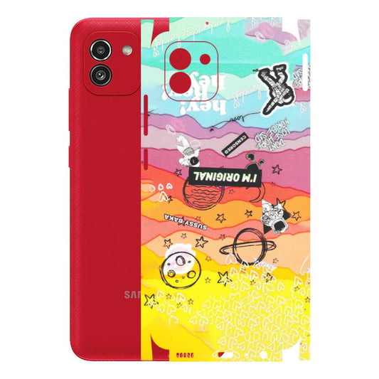 Samsung A/S Series Phone Skins (All Models) - The Original Astronaut - Matte Finish (M-79) Samsung Galaxy A03