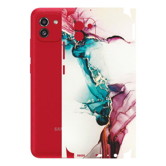 Samsung A/S Series Phone Skins (All Models) - Elegant Marble - Matte Finish (M-81) Samsung Galaxy A03