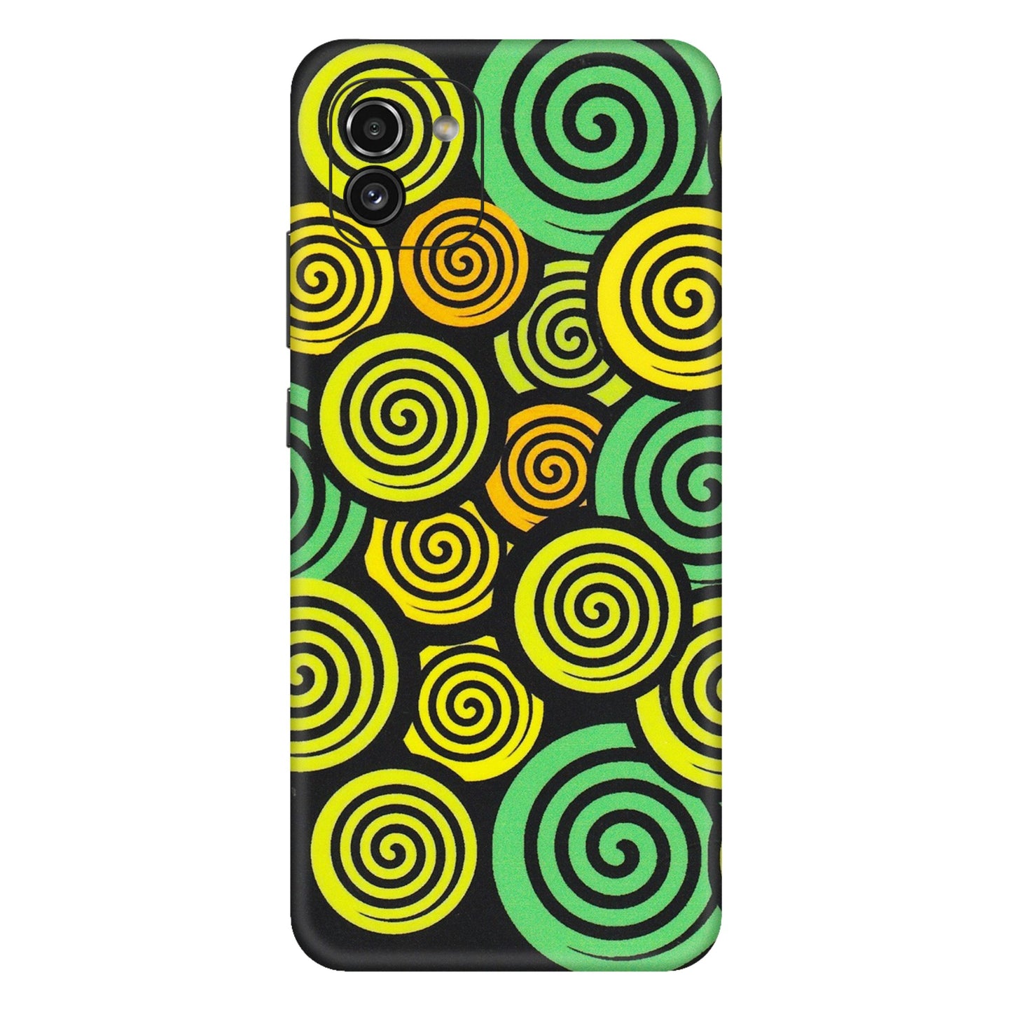 Samsung A/S Series Phone Skins (All Models) - Crazy Spiral - Matte Finish (M-91) Samsung Galaxy A03