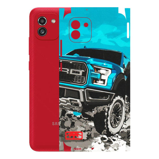 Samsung A/S Series Phone Skins (All Models) - Off Roading Lover - Matte Finish (M-95) Samsung Galaxy A03