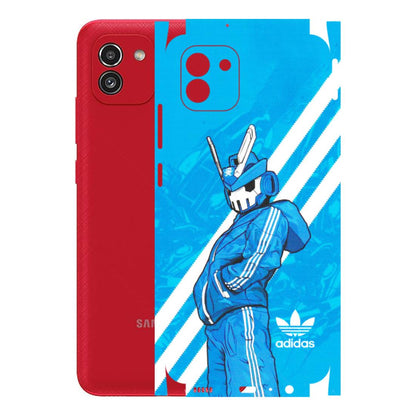 Samsung A/S Series Phone Skins (All Models) - Battle of Adidas - Matte Finish (M-98) Samsung Galaxy A03