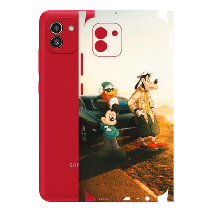 Samsung A/S Series Phone Skins (All Models) - Hello Mr. Goofy - Transparent Finish (T-13) Samsung Galaxy A03