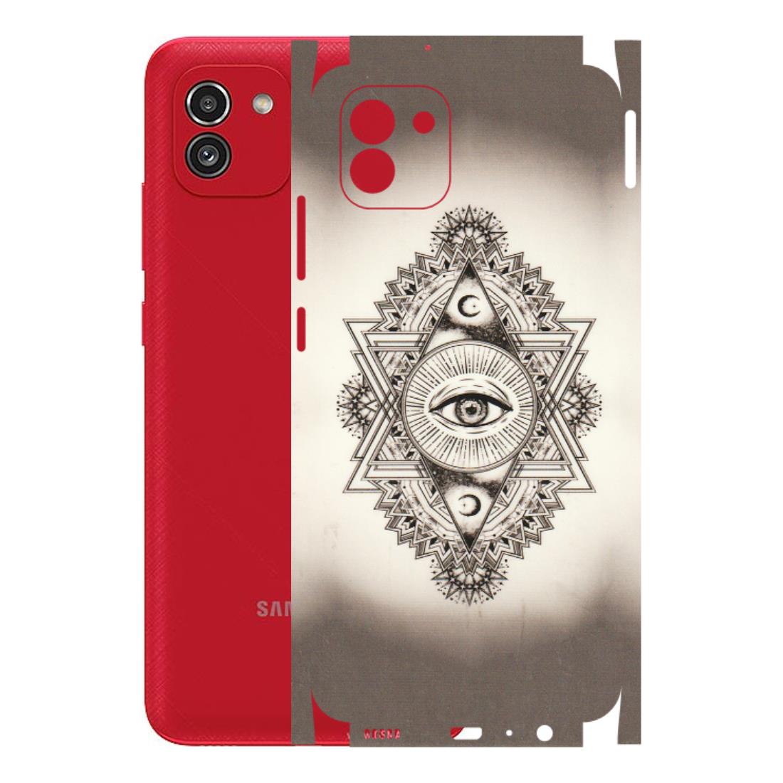 Samsung A/S Series Phone Skins (All Models) - Illuminati Great Eye - Transparent Finish (T-14) Samsung Galaxy A03
