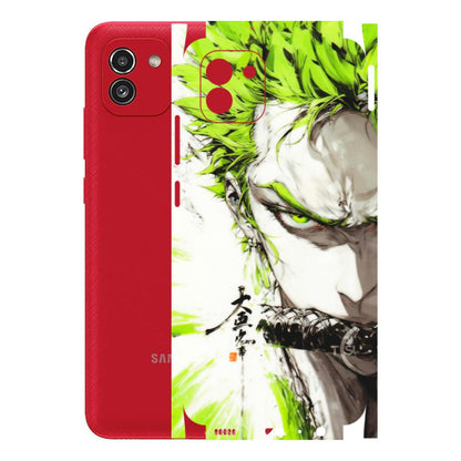 Samsung A/S Series Phone Skins (All Models) - Roro Taku Anime - Transparent Finish (T-18) Samsung Galaxy A03