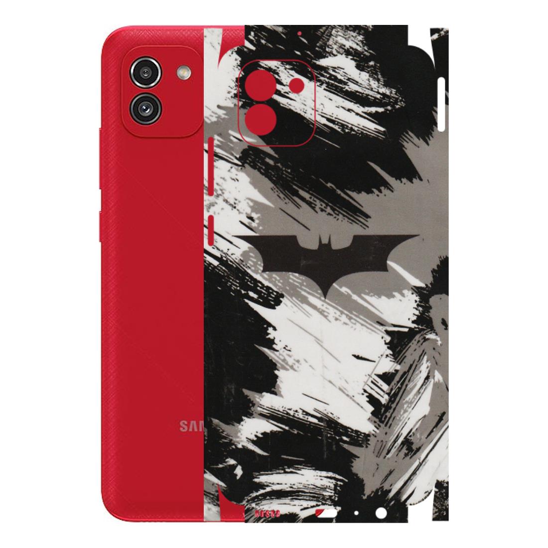 Samsung A/S Series Phone Skins (All Models) - Batman Fleece DC - Transparent Finish (T-19) Samsung Galaxy A03