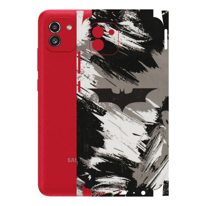 Samsung A/S Series Phone Skins (All Models) - Batman Fleece DC - Transparent Finish (T-19) Samsung Galaxy A03
