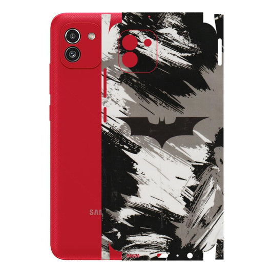 Samsung A/S Series Phone Skins (All Models) - Batman Fleece DC - Transparent Finish (T-19) Samsung Galaxy A03
