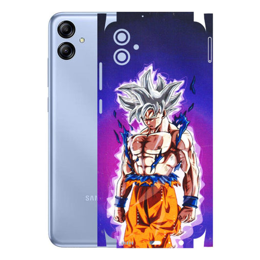 Samsung A/S Series Phone Skins (All Models) - Goku Purple Anime - 3D Embossed Finish (L-147) Samsung Galaxy A04E