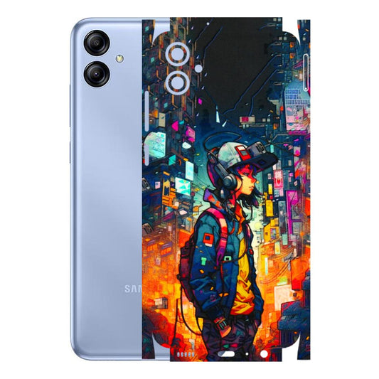 Samsung A/S Series Phone Skins (All Models) - Street Anime Guy - 3D Embossed Finish (L-158) Samsung Galaxy A04E