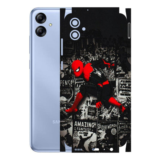 Samsung A/S Series Phone Skins (All Models) - SpiderMan New - 3D Embossed Finish (L-162) Samsung Galaxy A04E