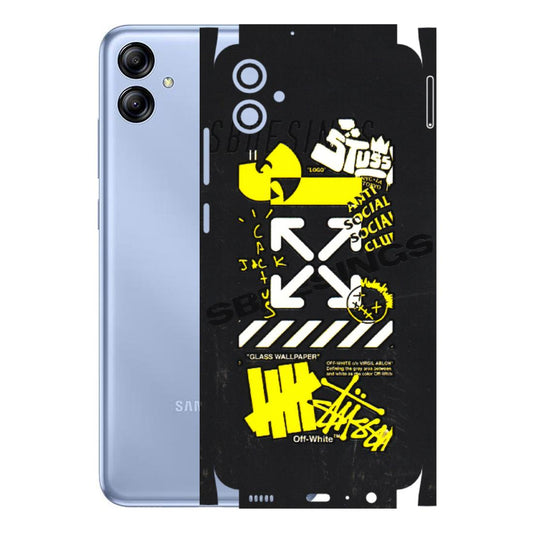 Samsung A/S Series Phone Skins (All Models) - Anti Social Graffiti - 3D Embossed Finish (L-198) Samsung Galaxy A04E