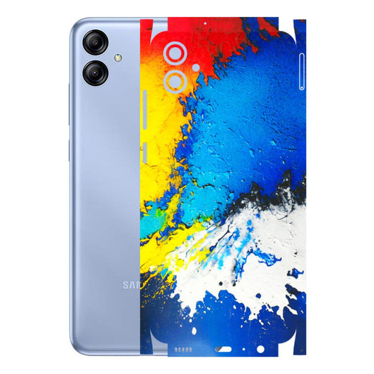 Samsung A/S Series Phone Skins (All Models) - Acrylic Paint Spill - 3D Embossed Finish (L-229) Samsung Galaxy A04E