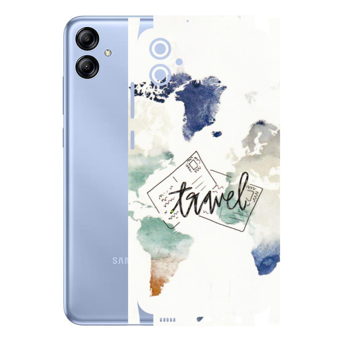 Samsung A/S Series Phone Skins (All Models) - Travel The World - 3D Embossed Finish (L-232) Samsung Galaxy A04E