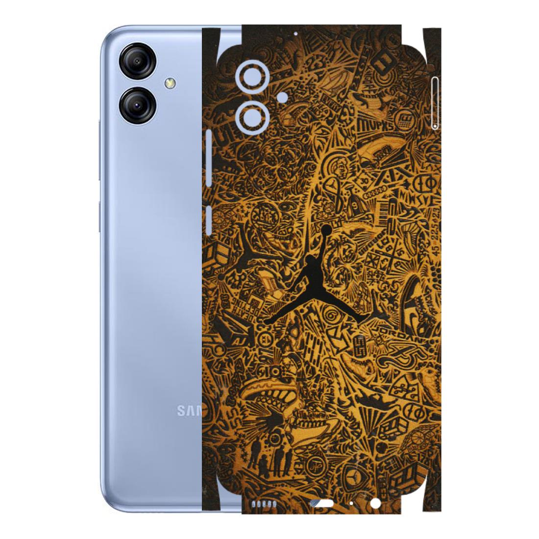 Samsung A/S Series Phone Skins (All Models) - Premium Gold Basketball Player - 3D Embossed Finish (L-236) Samsung Galaxy A04E