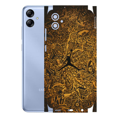 Samsung A/S Series Phone Skins (All Models) - Premium Gold Basketball Player - 3D Embossed Finish (L-236) Samsung Galaxy A04E