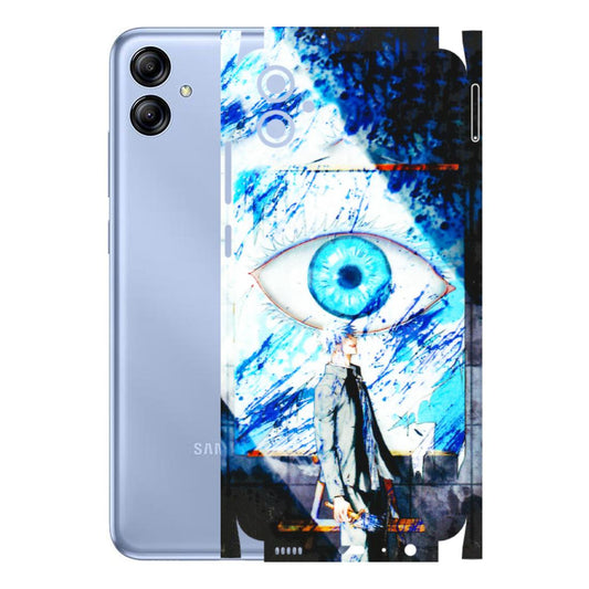 Samsung A/S Series Phone Skins (All Models) - Gojo Satoru evil eye - 3D Embossed Finish (L-239) Samsung Galaxy A04E
