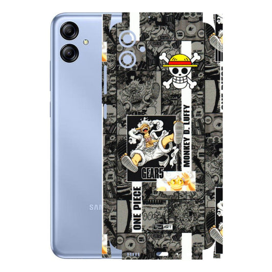 Samsung A/S Series Phone Skins (All Models) - Cuffy Anime MonkeyCamic - 3D Embossed Finish (L-242) Samsung Galaxy A04E