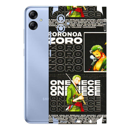 Samsung A/S Series Phone Skins (All Models) - One Piece Zoro - 3D Embossed Finish (L-250) Samsung Galaxy A04E