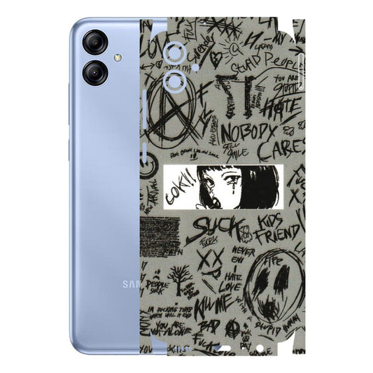Samsung A/S Series Phone Skins (All Models) - Never Have Love Anime - 3D Embossed Finish (L-260) Samsung Galaxy A04E