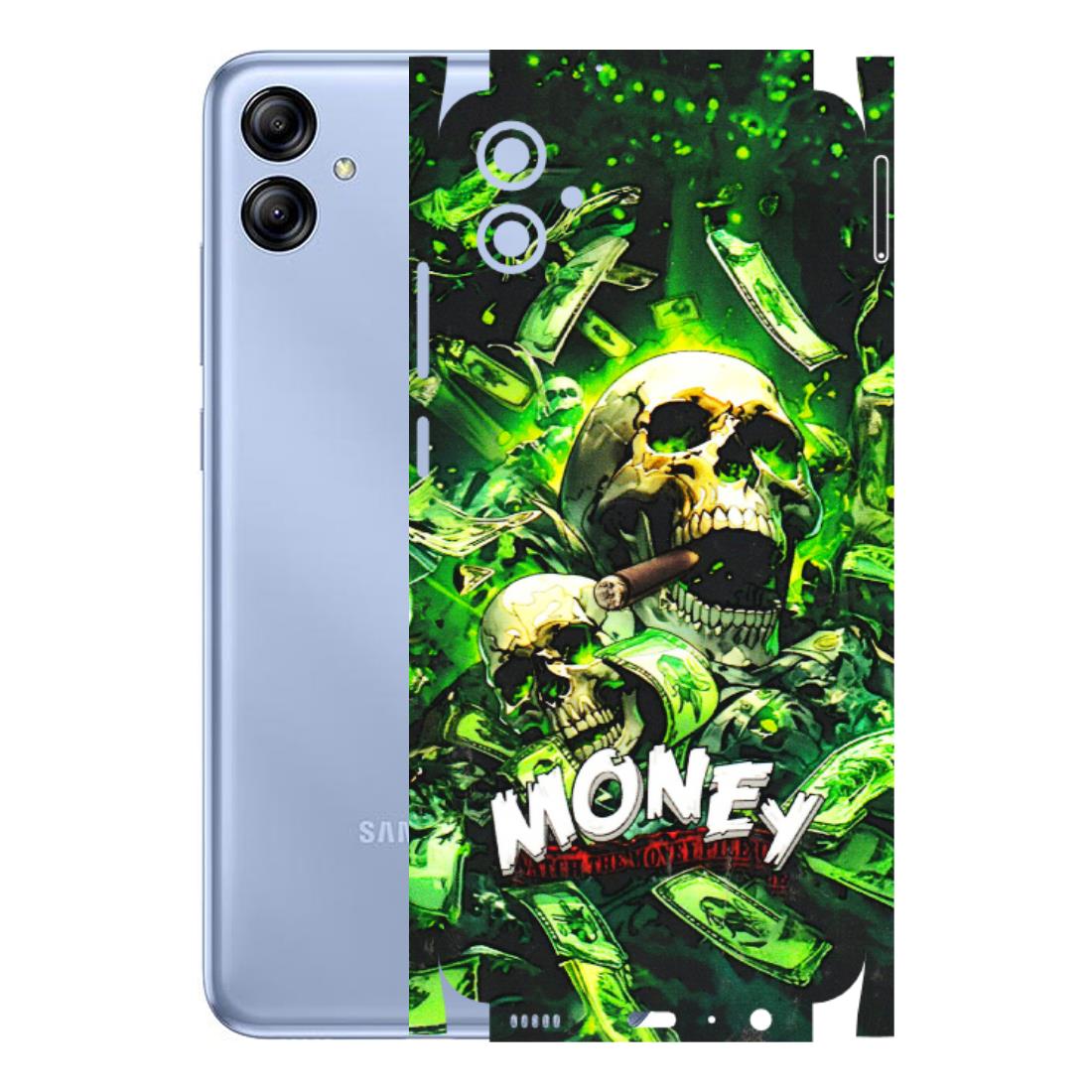 Samsung A/S Series Phone Skins (All Models) - Skull Money - 3D Embossed Finish (L-303) Samsung Galaxy A04E